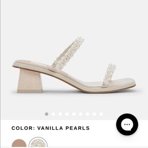 Dolce Vida River Pearl in Vanilla NWT